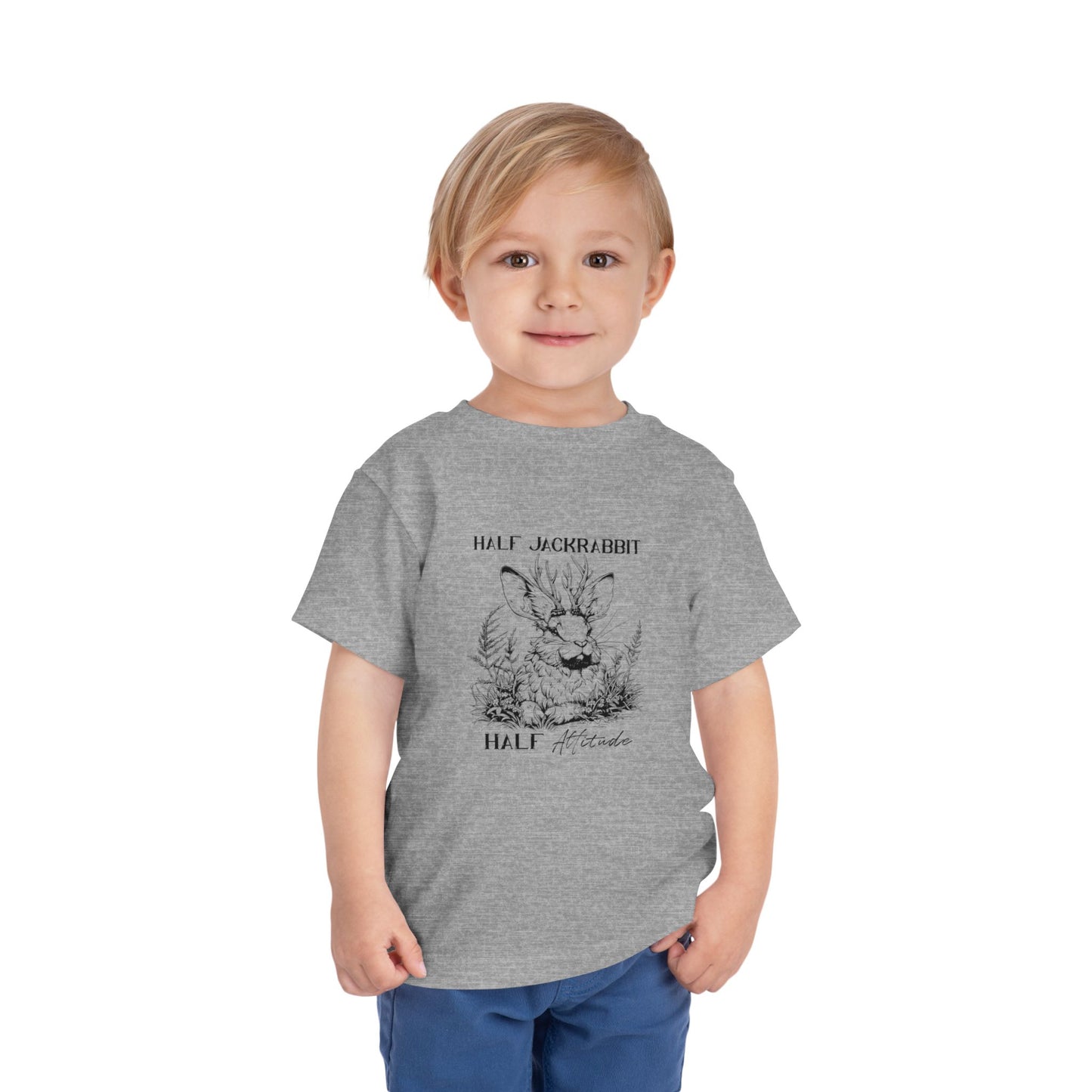 Half Jackrabbit, Half Attitude - Toddler Short Sleeve Tee