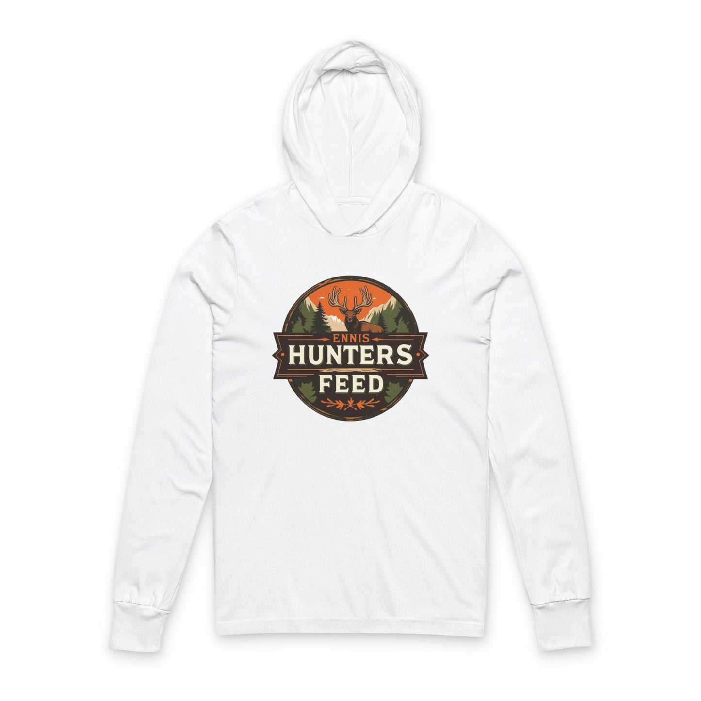Ennis Hunters Feed - Unisex Long Sleeve Hooded Tee