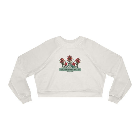 Mountain Wild Montana - Women's Cropped Fleece Pullover