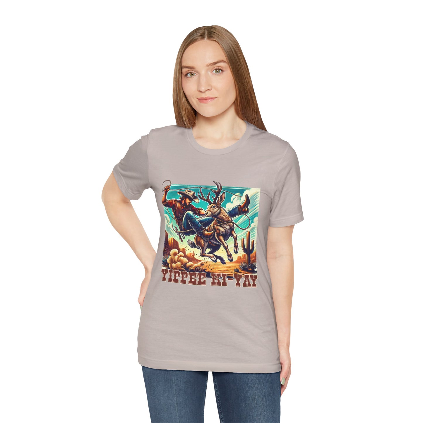 Yippee Ki-Yay Jackalope Unisex Tee