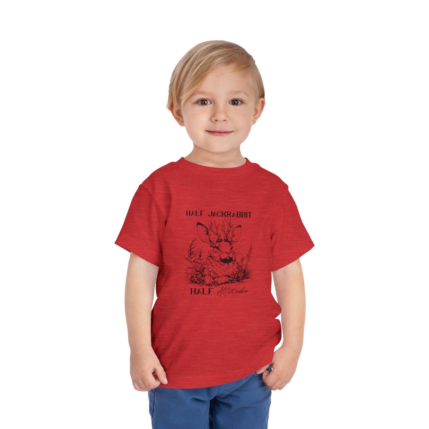 Half Jackrabbit, Half Attitude - Toddler Short Sleeve Tee