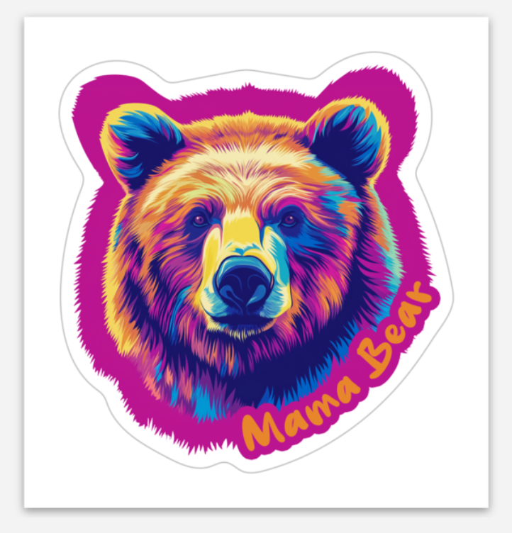 Mama Bear Sticker - 3"