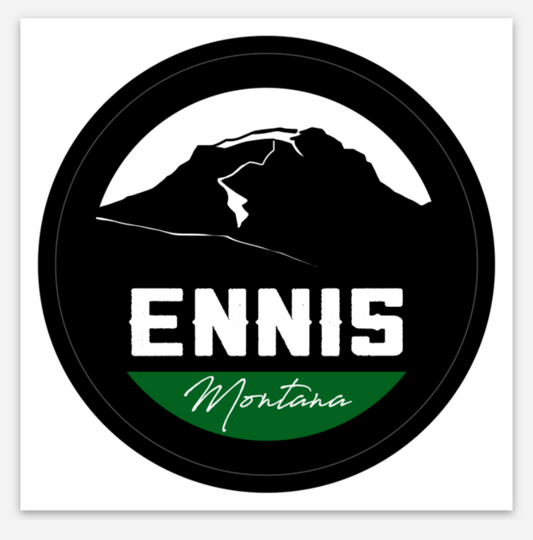 Ennis & Sphinx (Green) Sticker - 3"