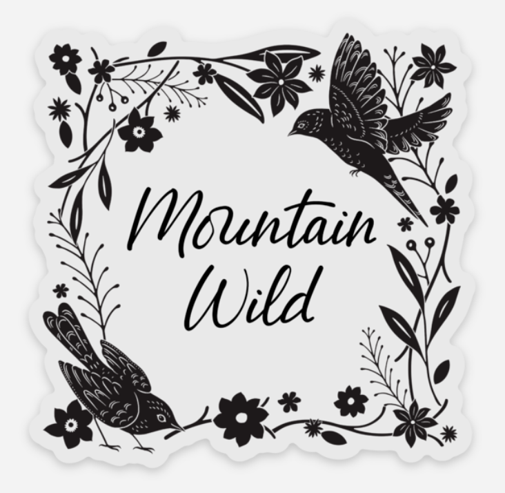 Mountain Wild Birds (Clear) - 3"