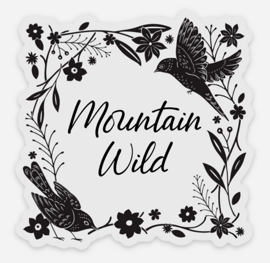 Mountain Wild Birds (Clear) - 3"