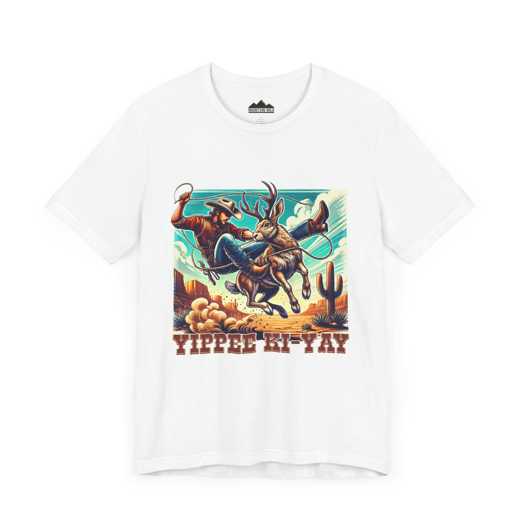 Yippee Ki-Yay Jackalope Unisex Tee