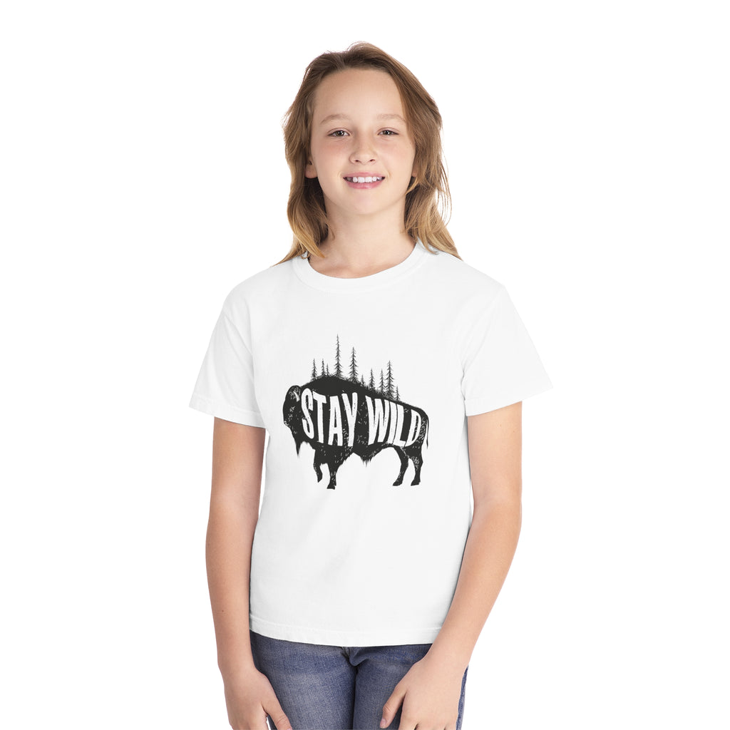 Youth Tee - Buffalo Stay Wild Graphic
