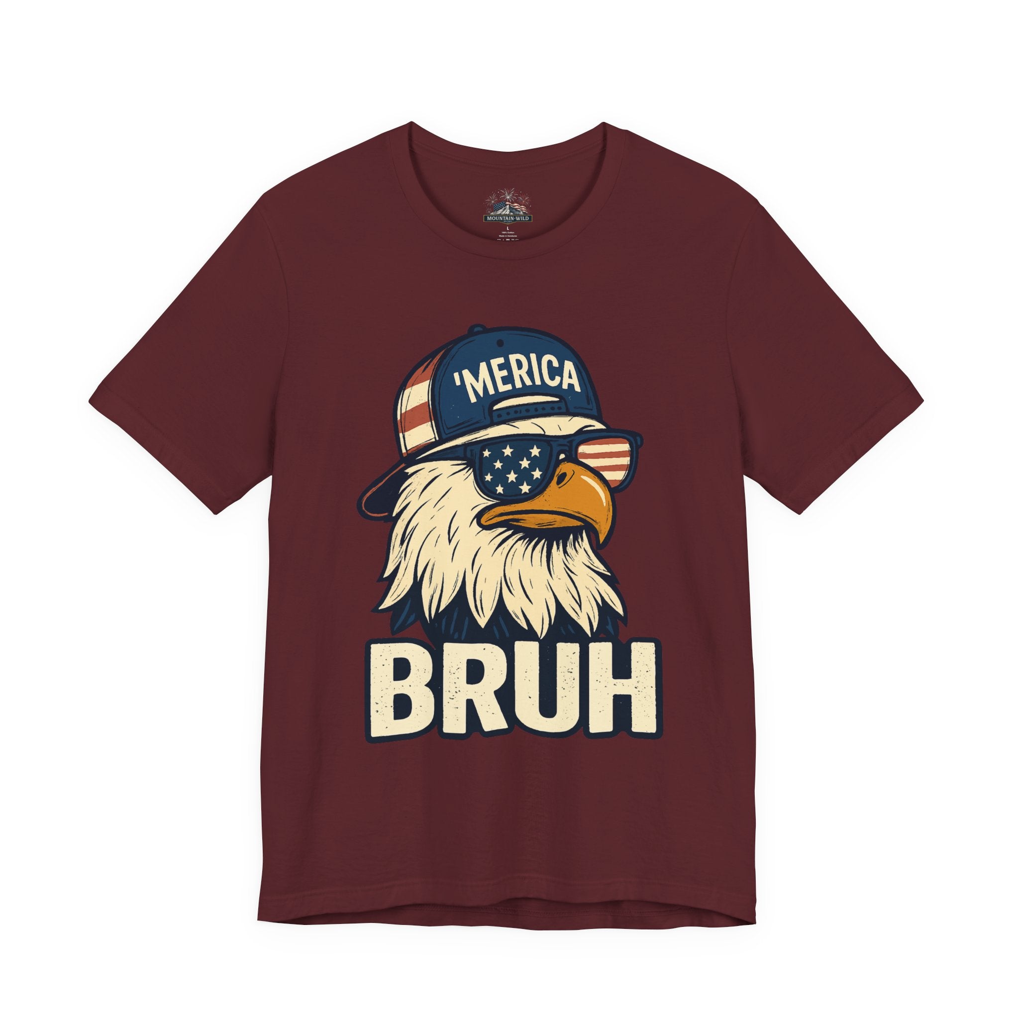 UNISEX - 'Merica Bruh Eagle- Jersey Short Sleeve Tee