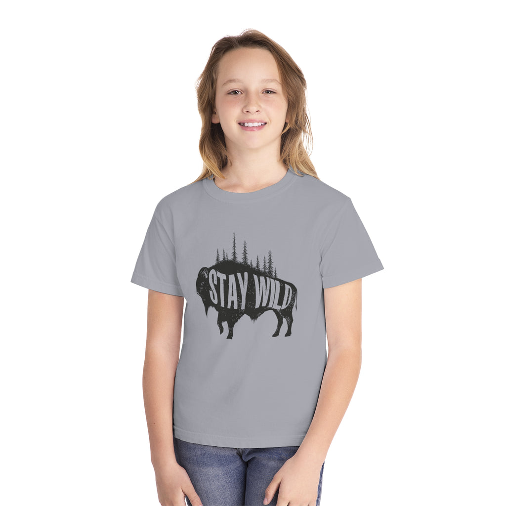 Youth Tee - Buffalo Stay Wild Graphic