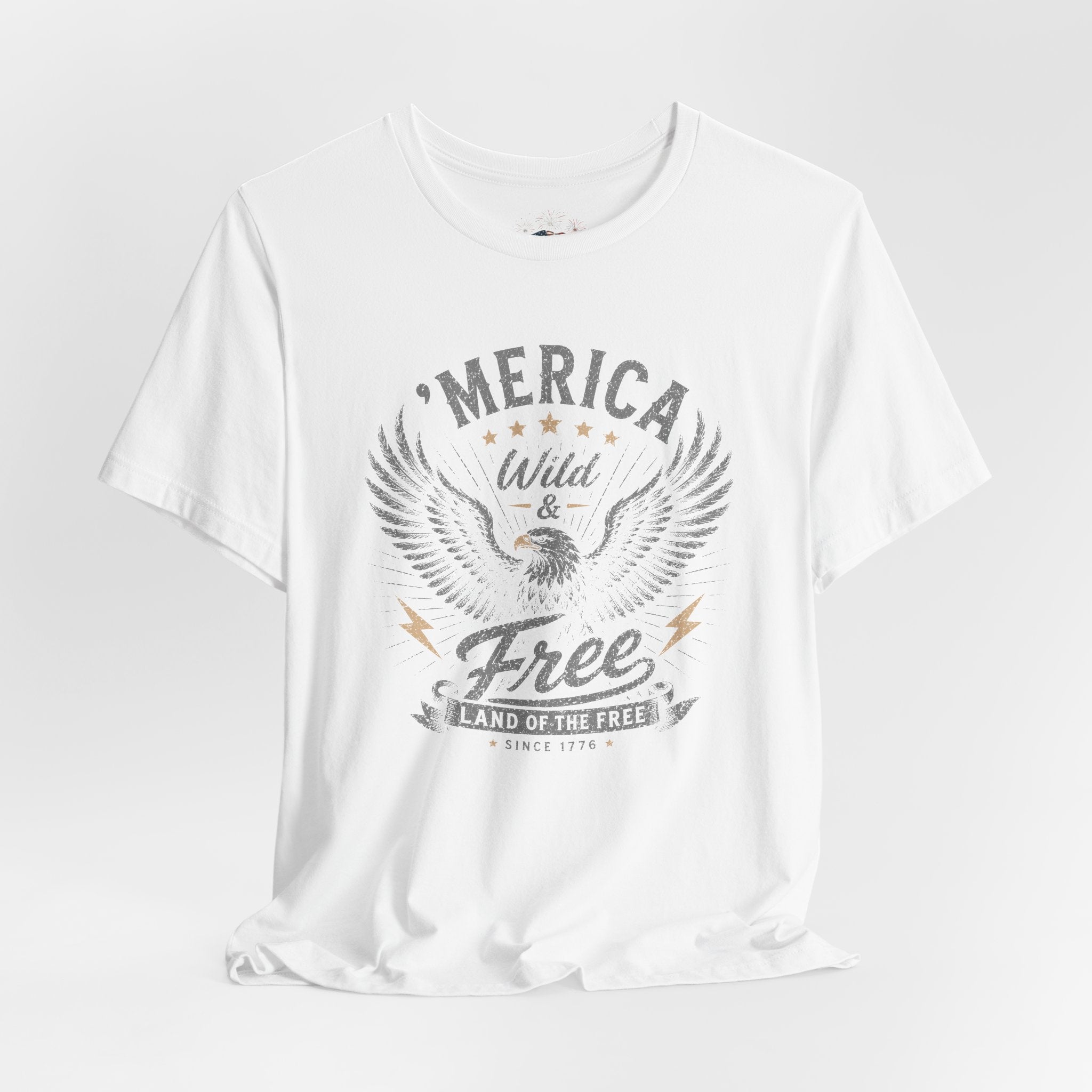 'Merica - Wild & Free Eagle - Unisex T-shirt