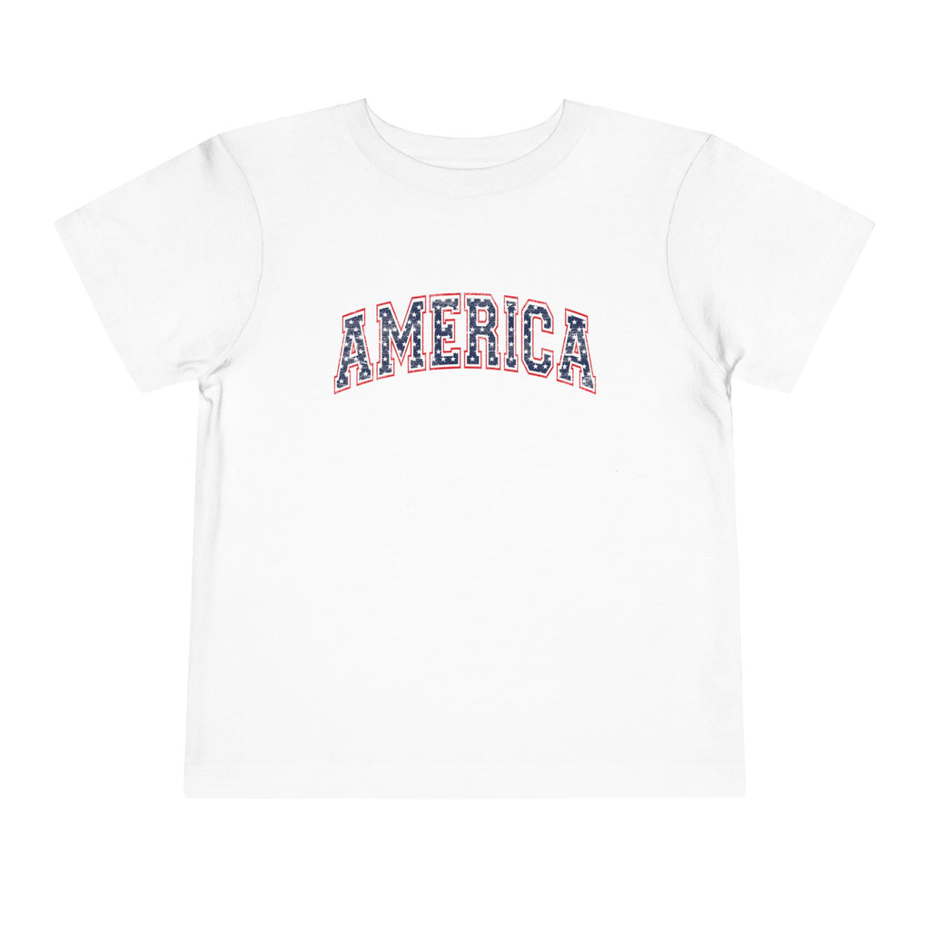 AMERICA Toddler Short Sleeve Tee - STARS