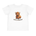 Wild & Wanderin' Toddler Tee - Cute Buffalo Design for Adventurous Kids
