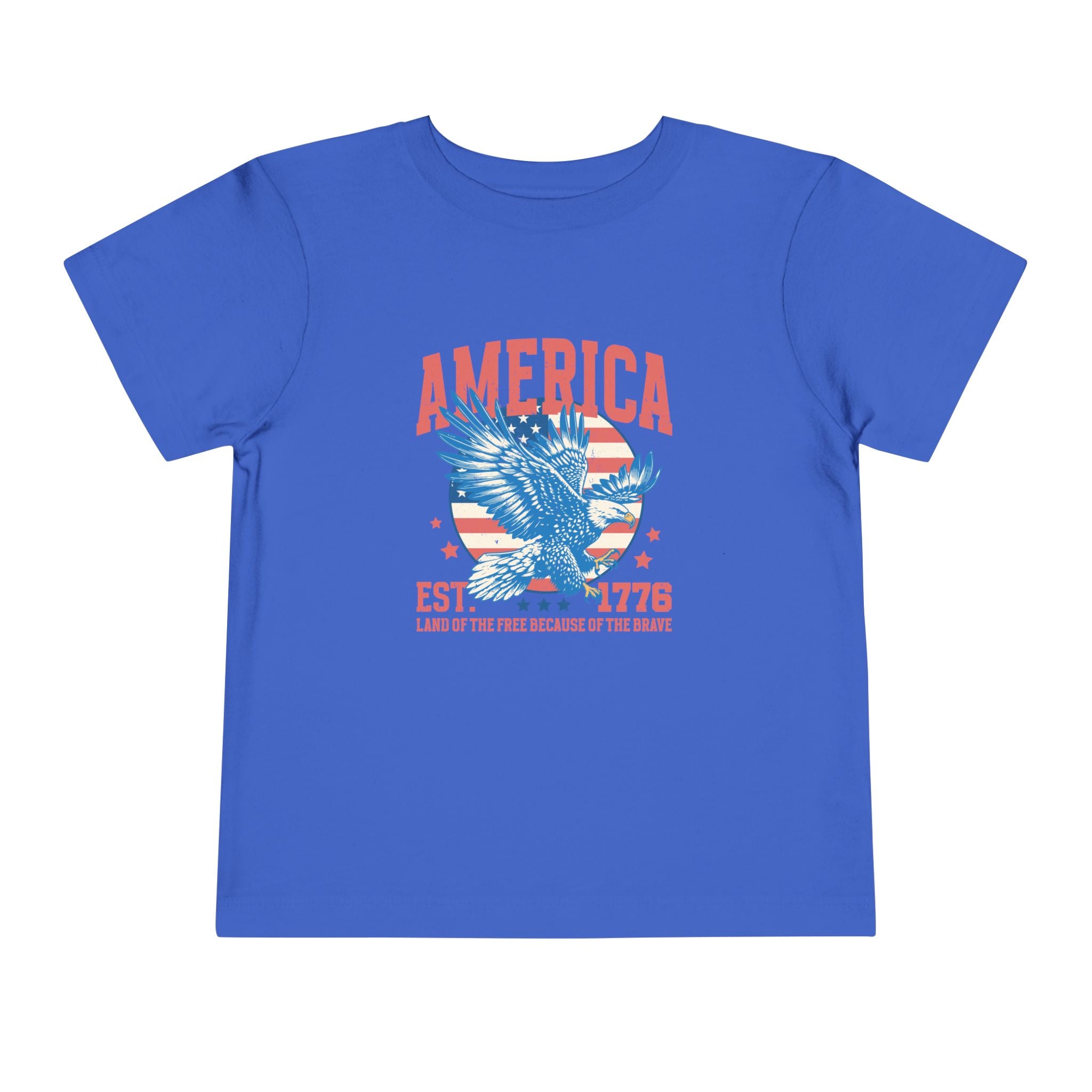 AMERICA Est. 1776 Toddler Tee | Land of the Free Eagle Shirt