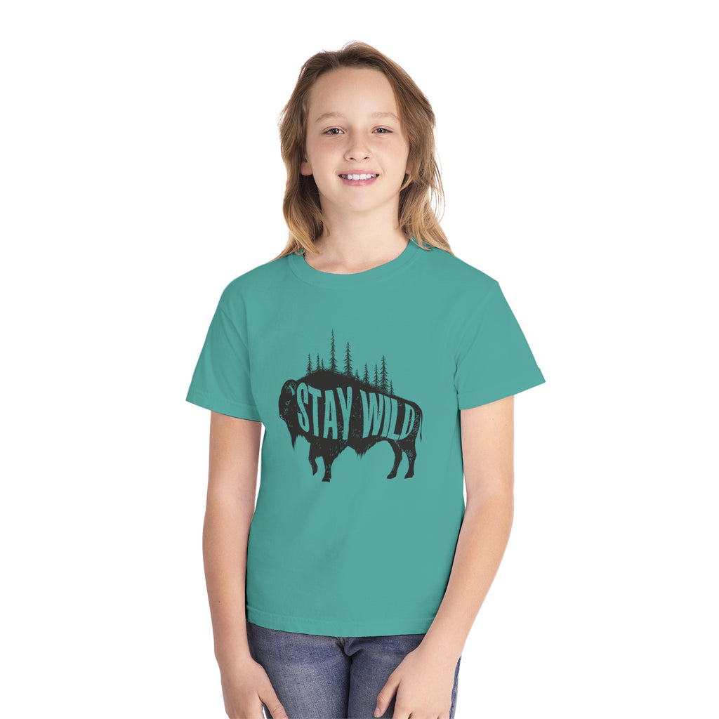 Youth Tee - Buffalo Stay Wild Graphic