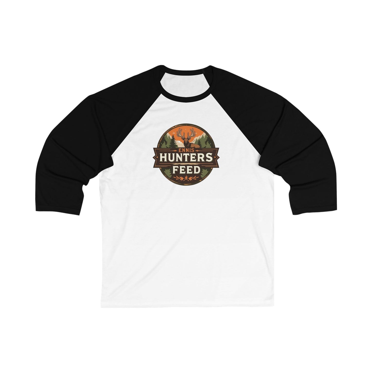 Ennis Hunters Feed - 3/4 Sleeve Basebal Unisex Tee