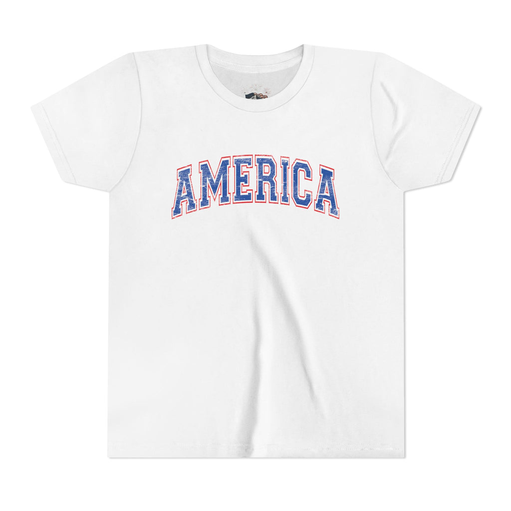 AMERICA Youth Short Sleeve Tee - BLUE