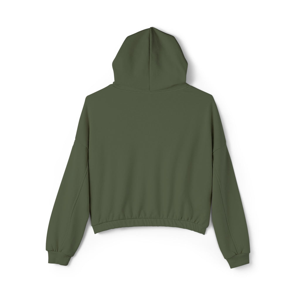 Women's Cinched Hoodie - Buffalo Stay Wild Design