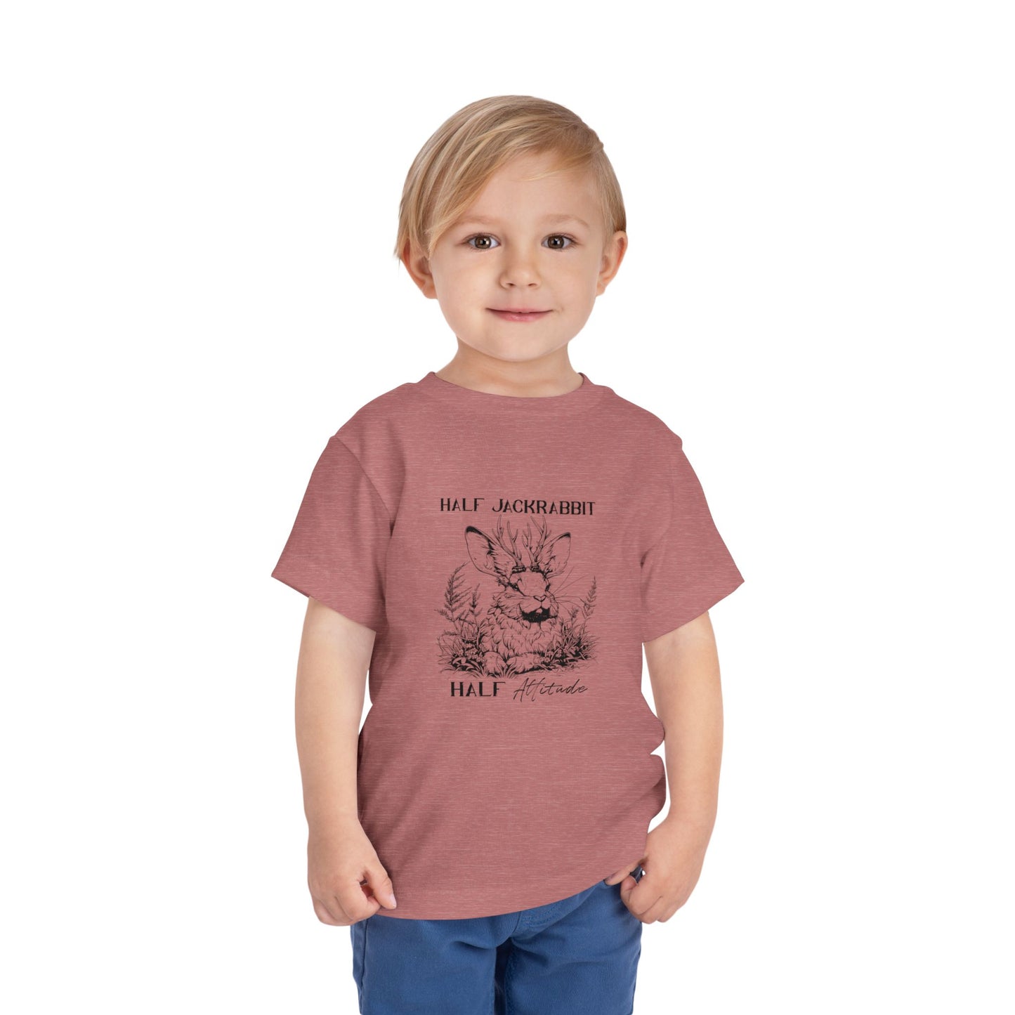 Half Jackrabbit, Half Attitude - Toddler Short Sleeve Tee