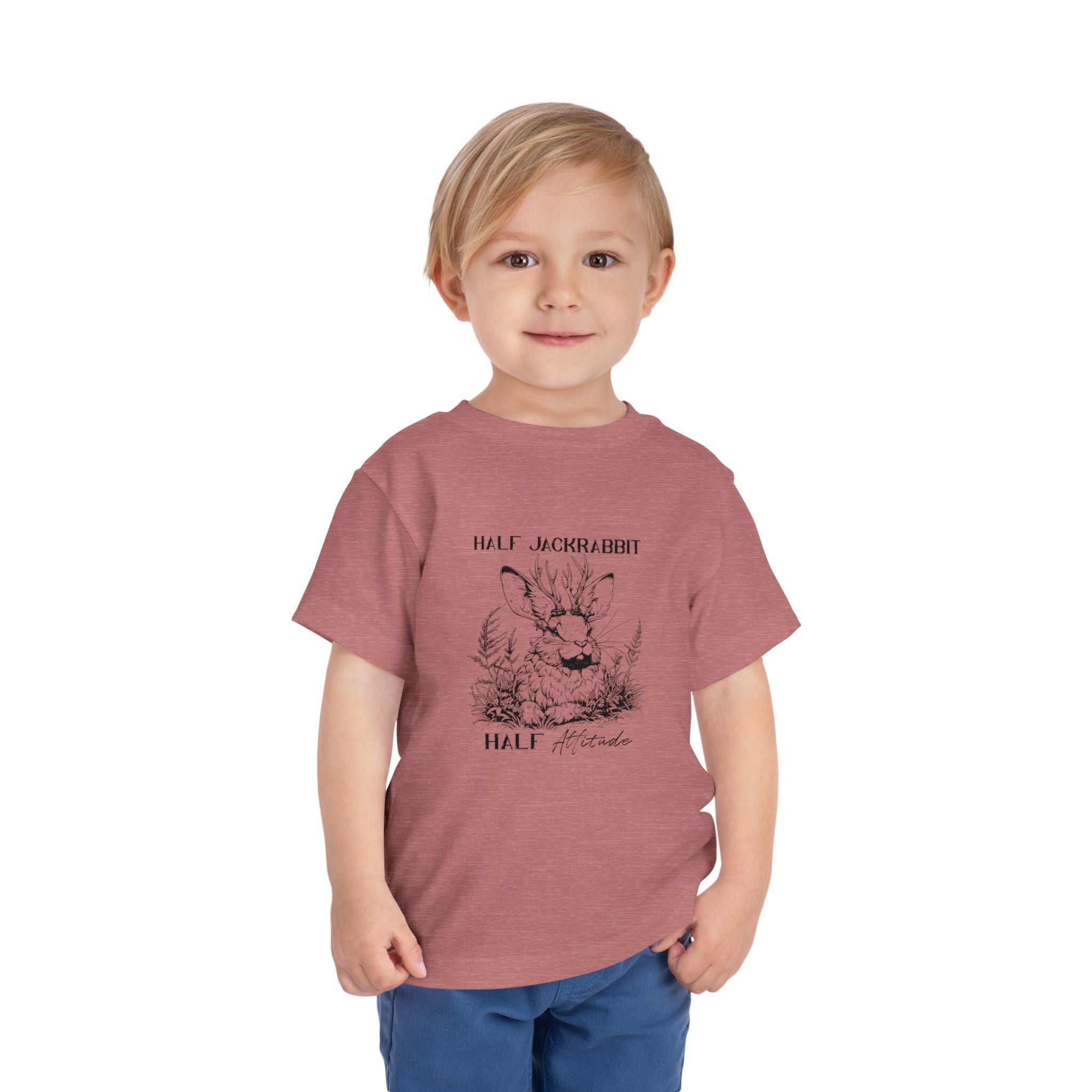 Half Jackrabbit, Half Attitude - Toddler Short Sleeve Tee