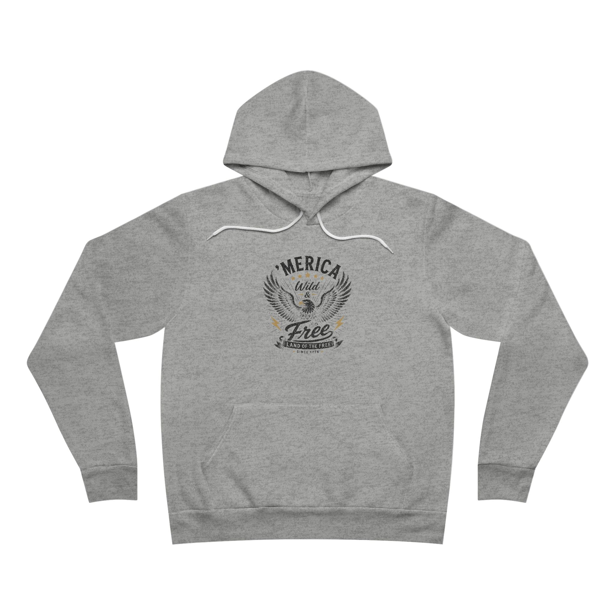 'MERICA - Wild & Free Eagle - Unisex Hoodie