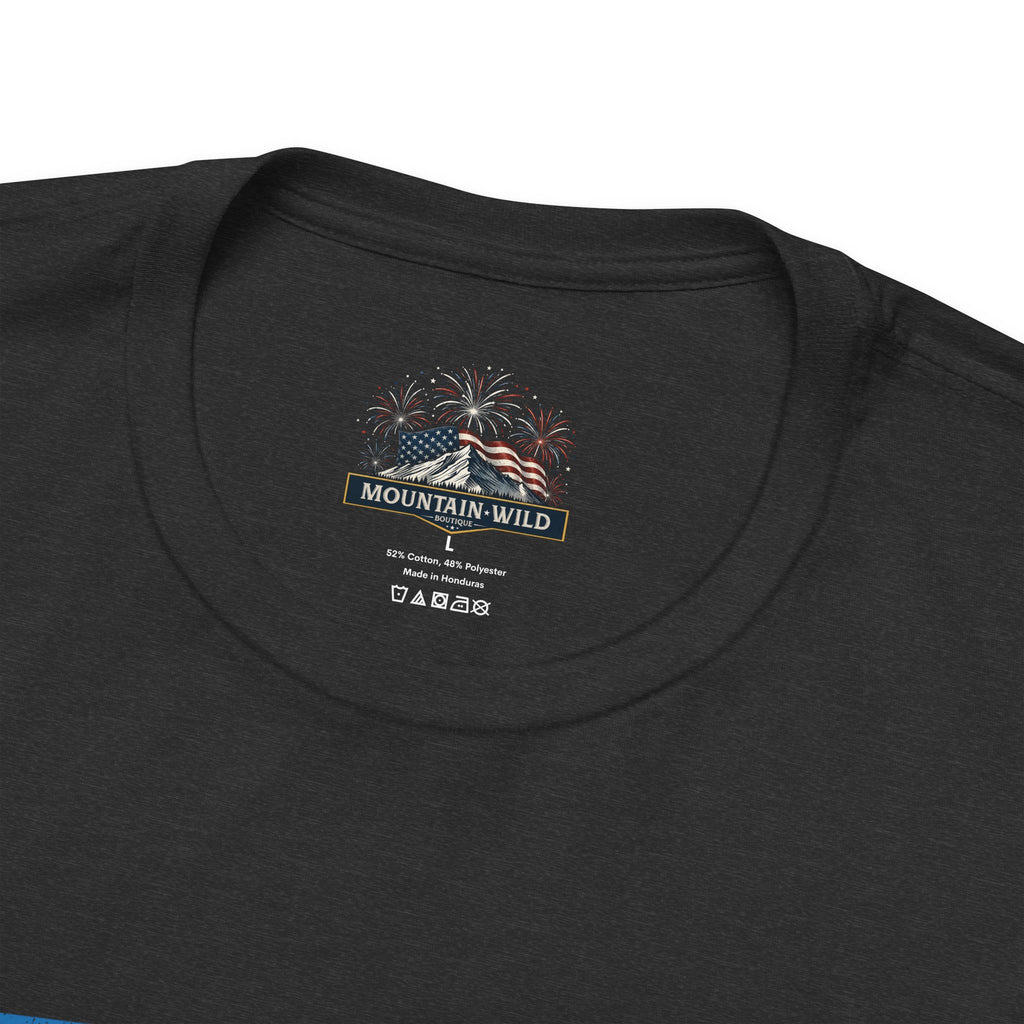 AMERICA 1776 Unisex Cotton Tee | Classic Patriotic Americana Shirt