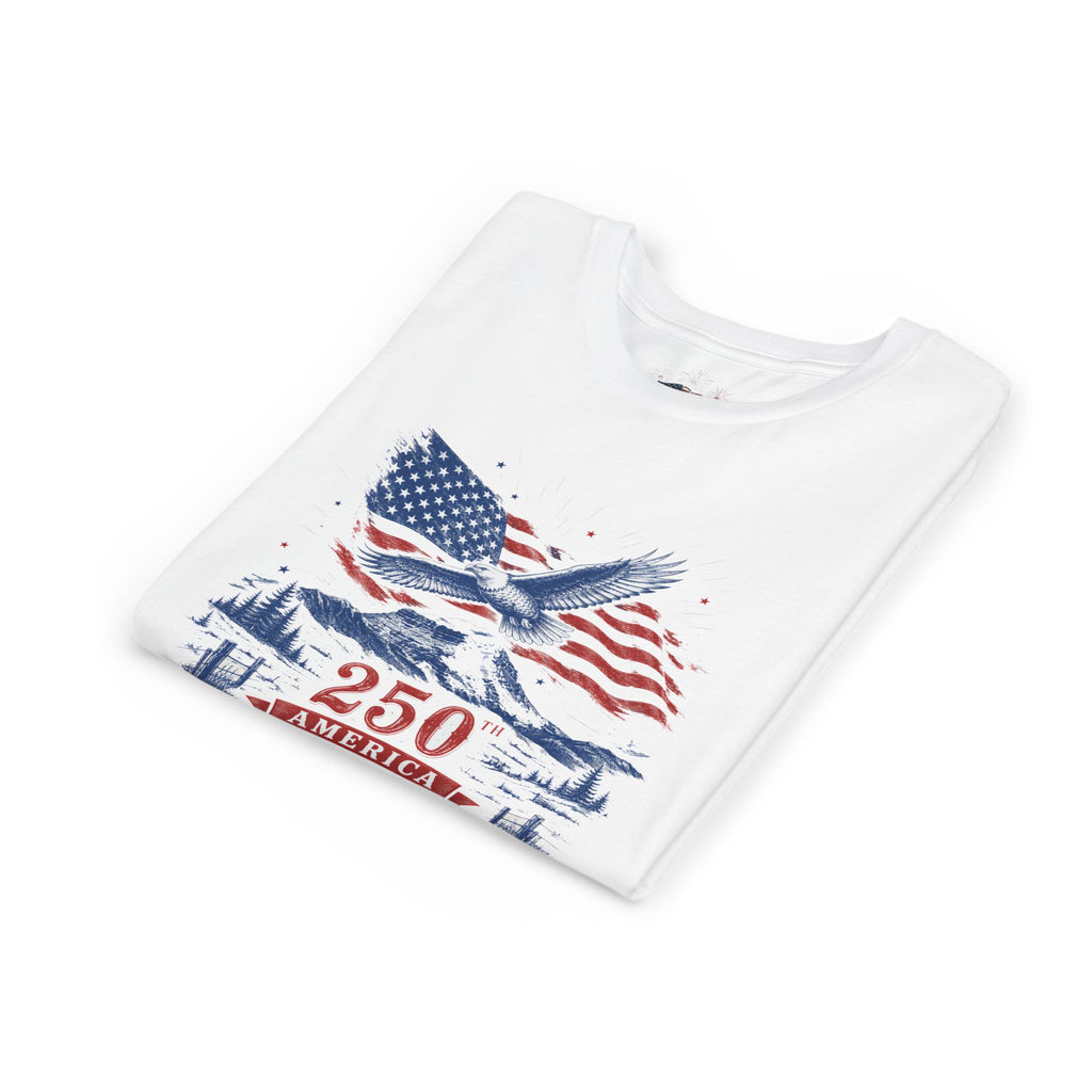 America 250 Eagle & Sphinx Mountain YOUTH T-Shirt | Ennis Montana