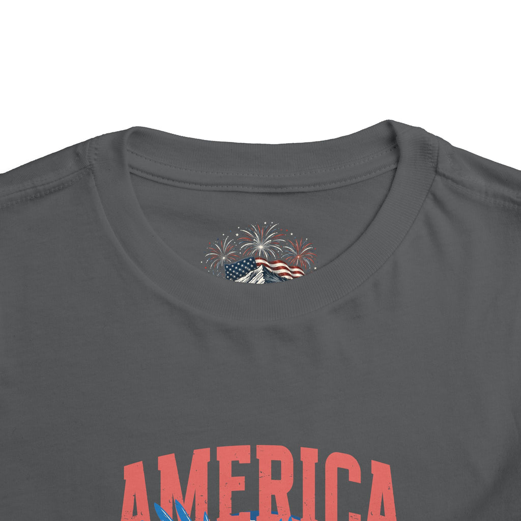 AMERICA Est. 1776 Toddler Tee | Land of the Free Eagle Shirt