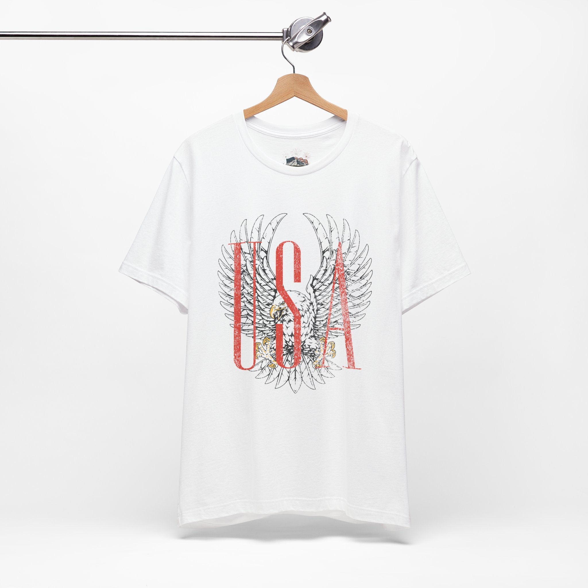 Vintage USA Eagle Unisex Graphic Tee | Freedom Flies Americana Shirt