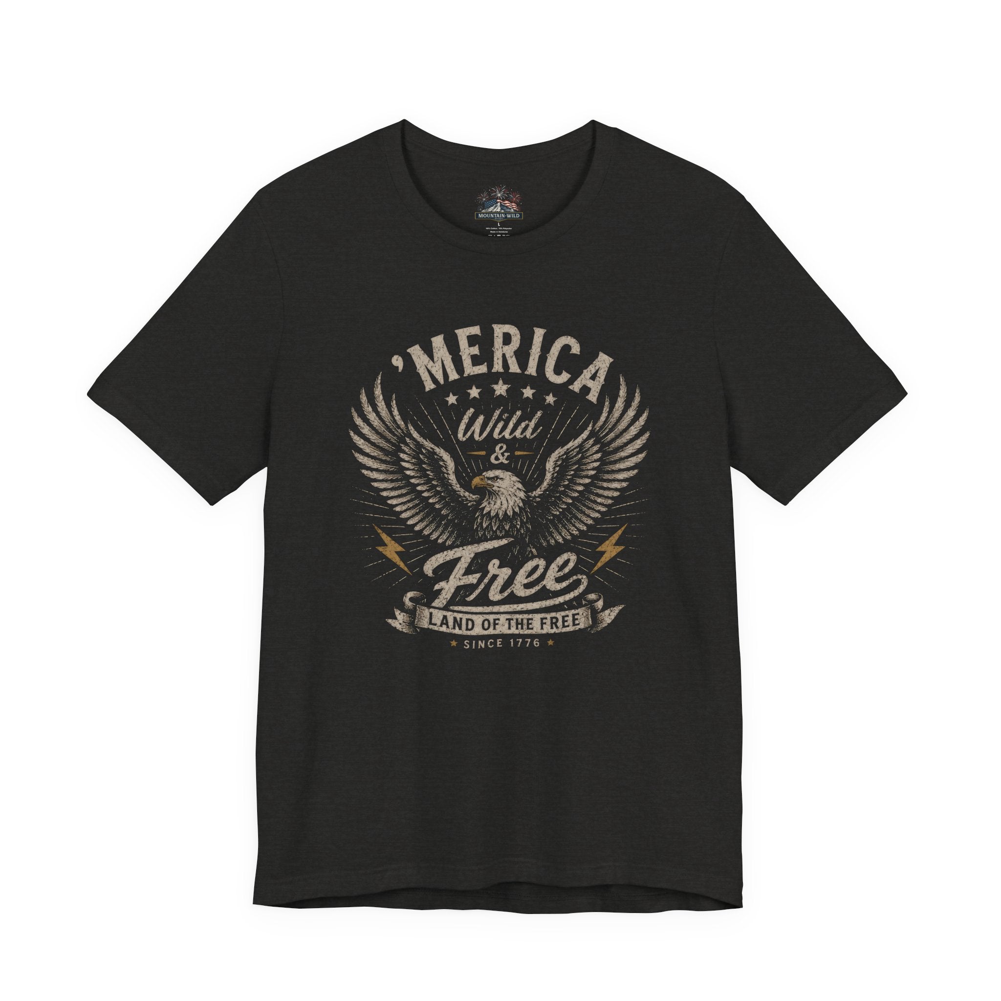 'Merica - Wild & Free Eagle - Unisex T-shirt