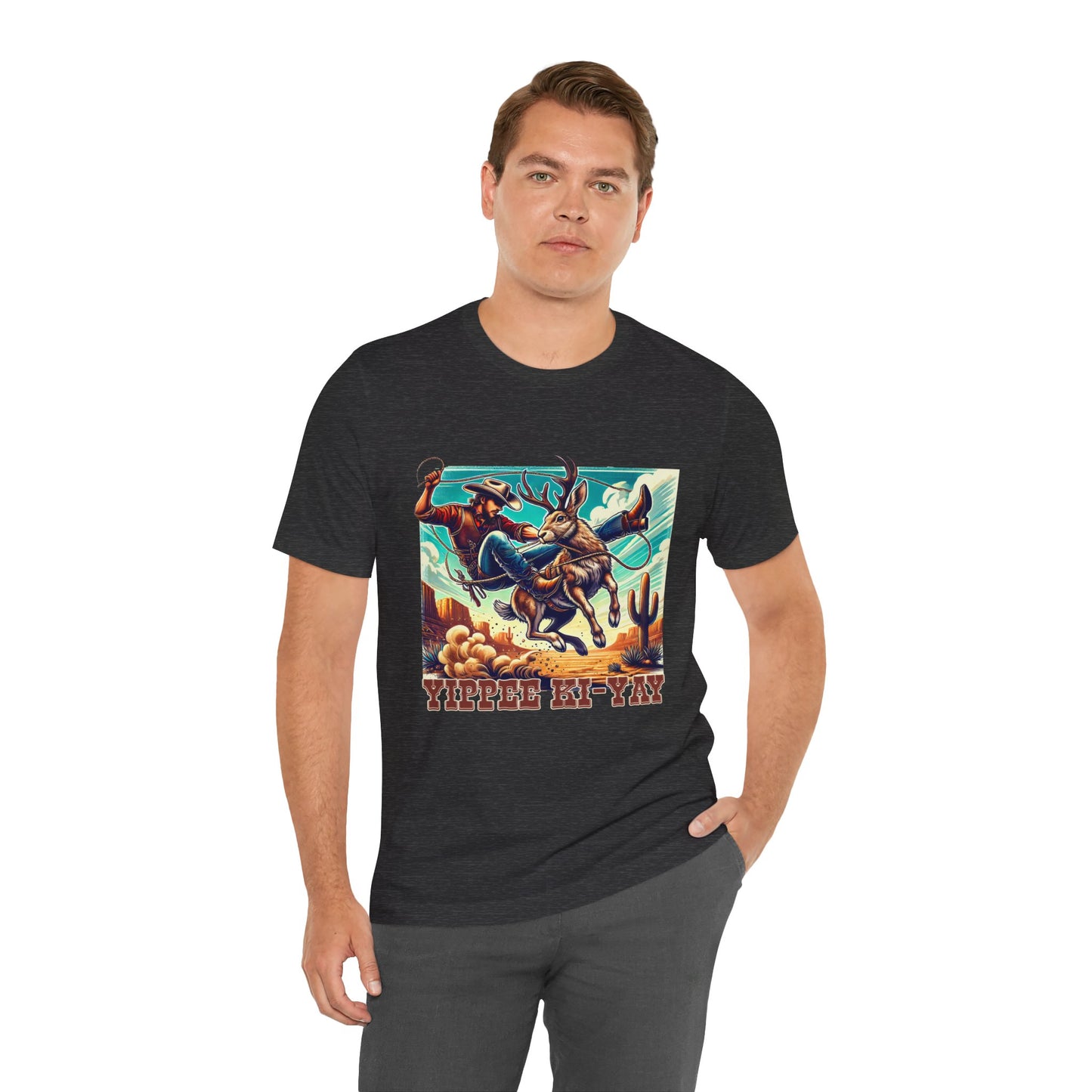 Yippee Ki-Yay Jackalope Unisex Tee