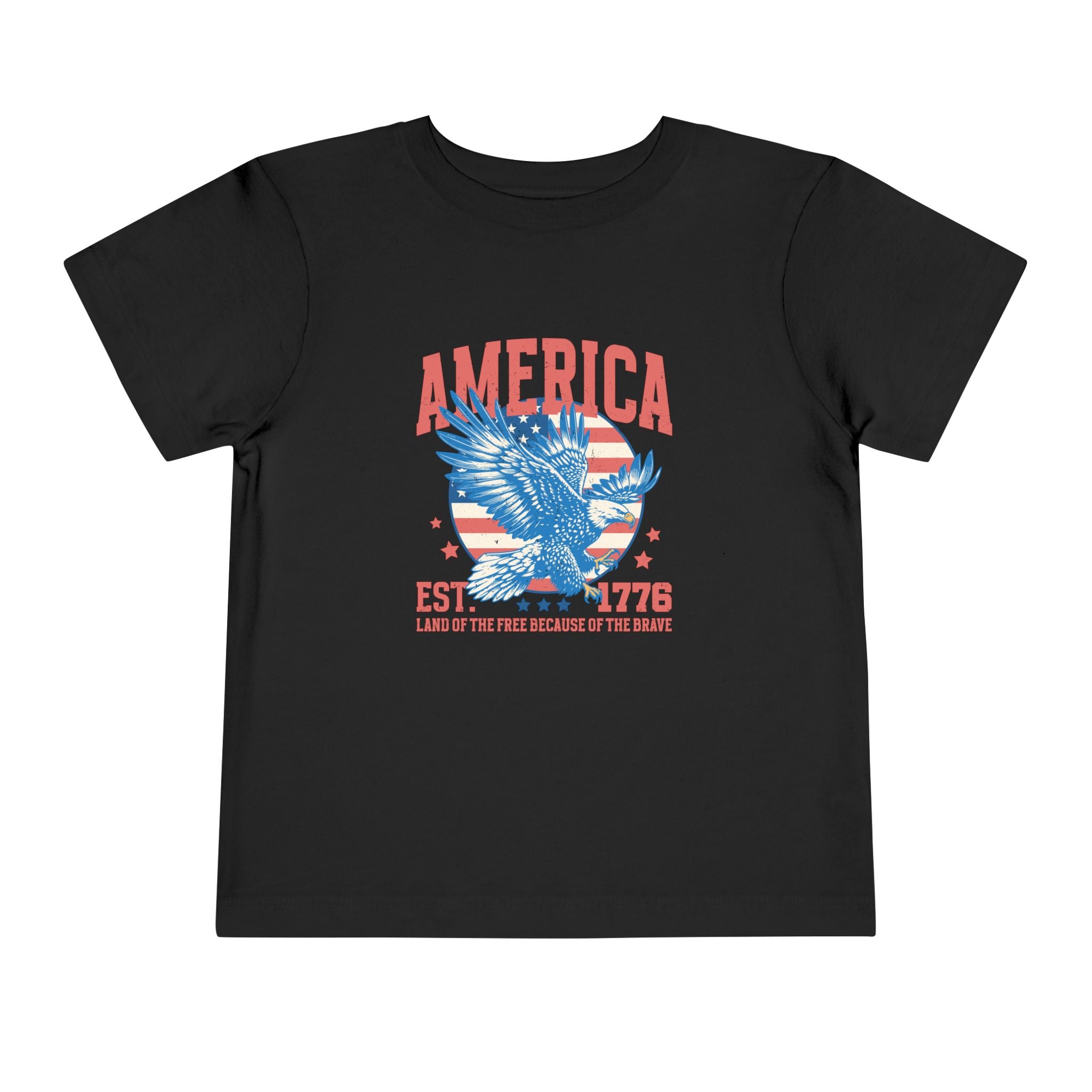 AMERICA Est. 1776 Toddler Tee | Land of the Free Eagle Shirt