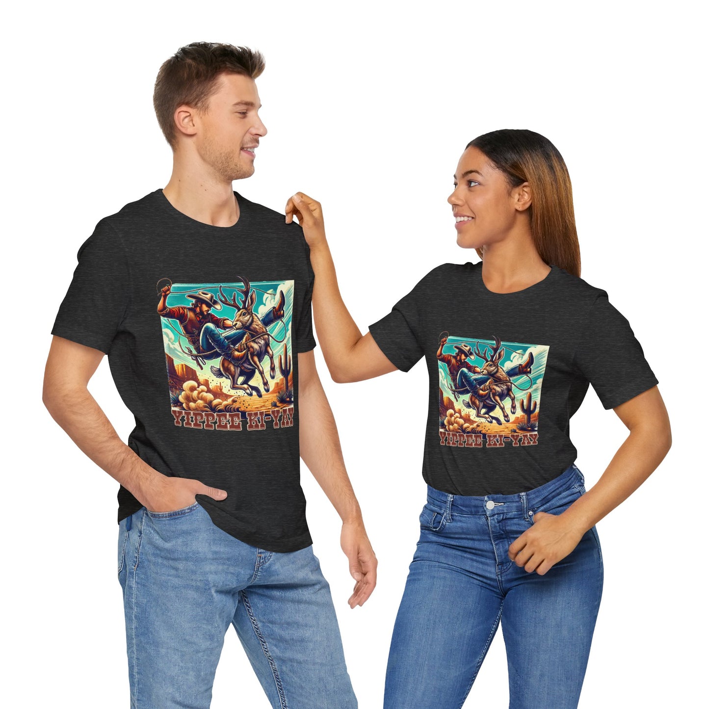 Yippee Ki-Yay Jackalope Unisex Tee