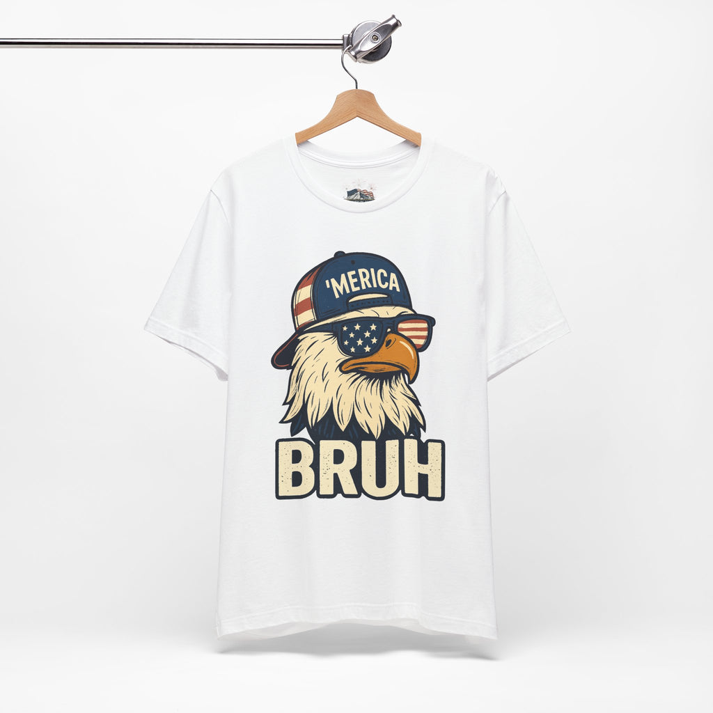 UNISEX - 'Merica Bruh Eagle- Jersey Short Sleeve Tee