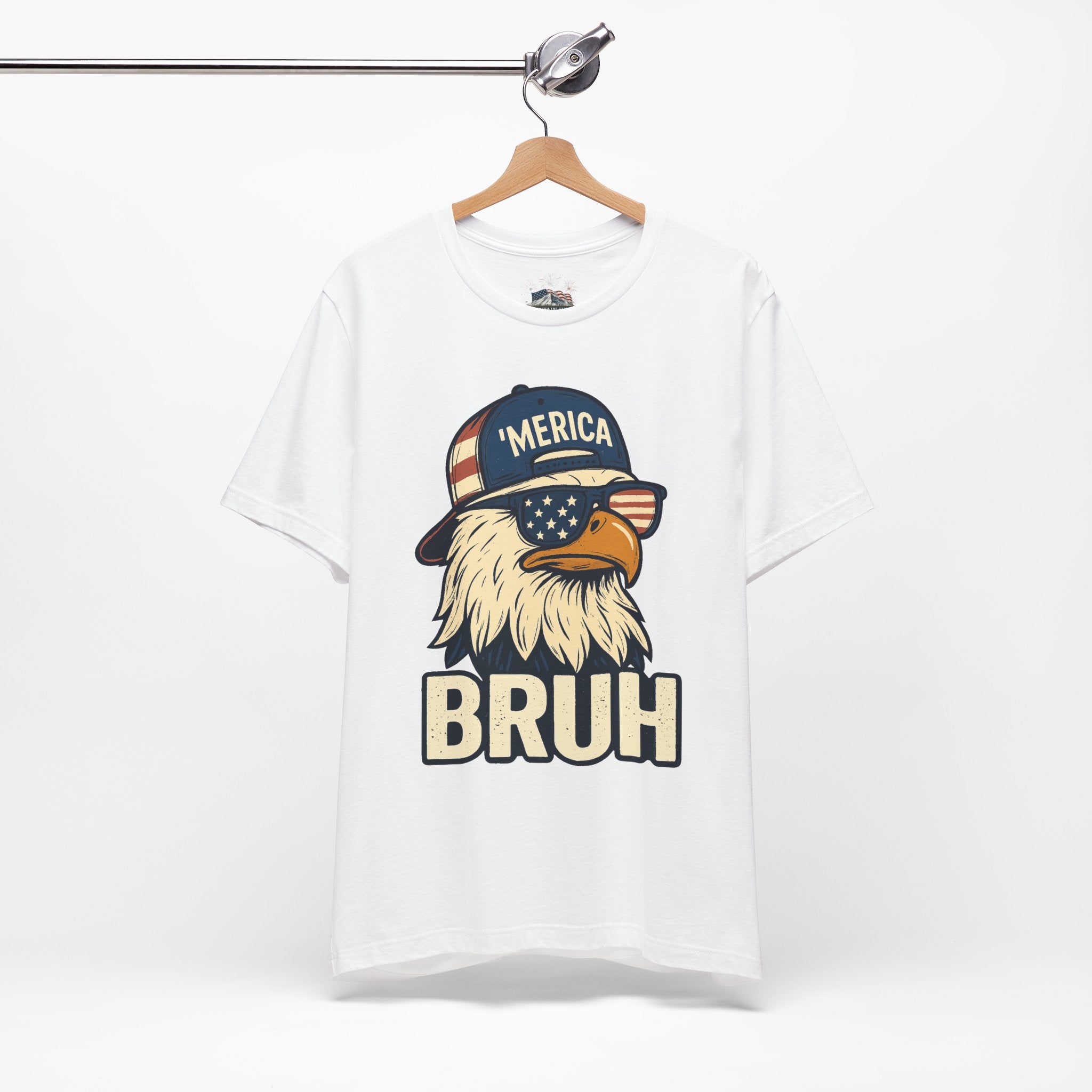UNISEX - 'Merica Bruh Eagle- Jersey Short Sleeve Tee
