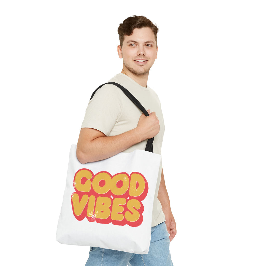 GOOD VIBES Tote Bag | Wild & Free Summer Carryall