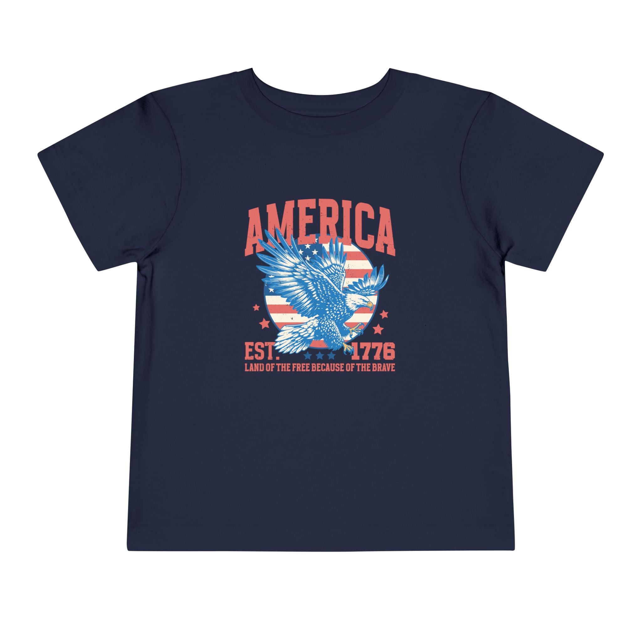 AMERICA Est. 1776 Toddler Tee | Land of the Free Eagle Shirt