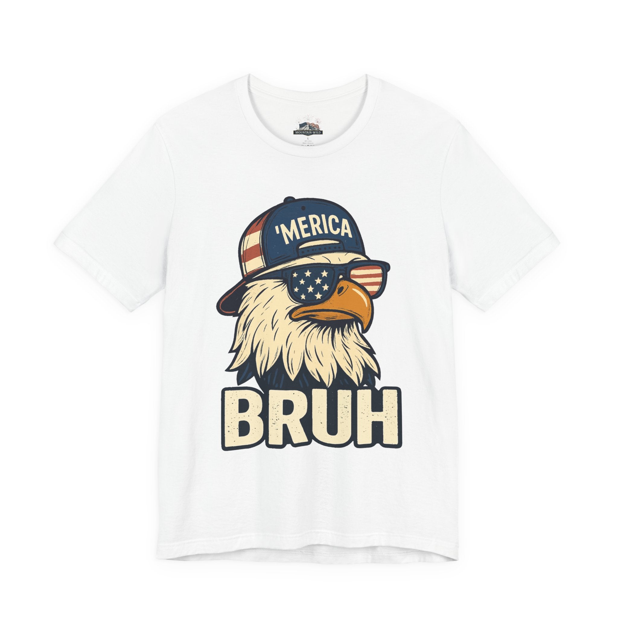 UNISEX - 'Merica Bruh Eagle- Jersey Short Sleeve Tee
