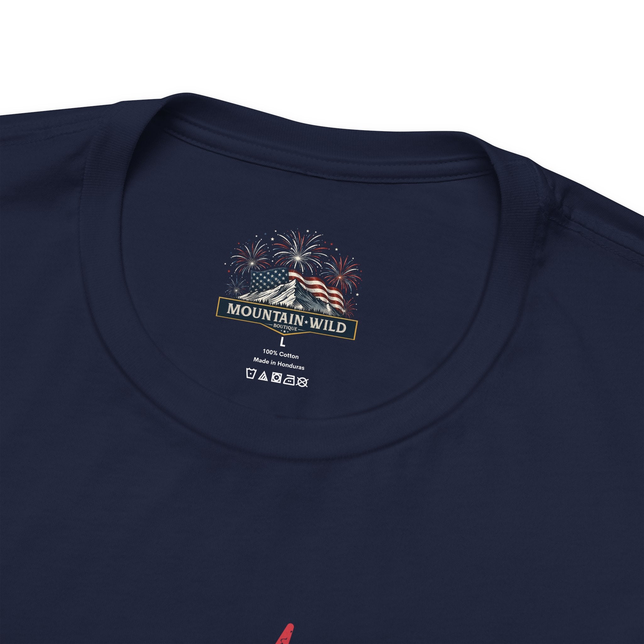 AMERICA Lightning Bolt Unisex Graphic Tee | Retro Racing Americana Shirt