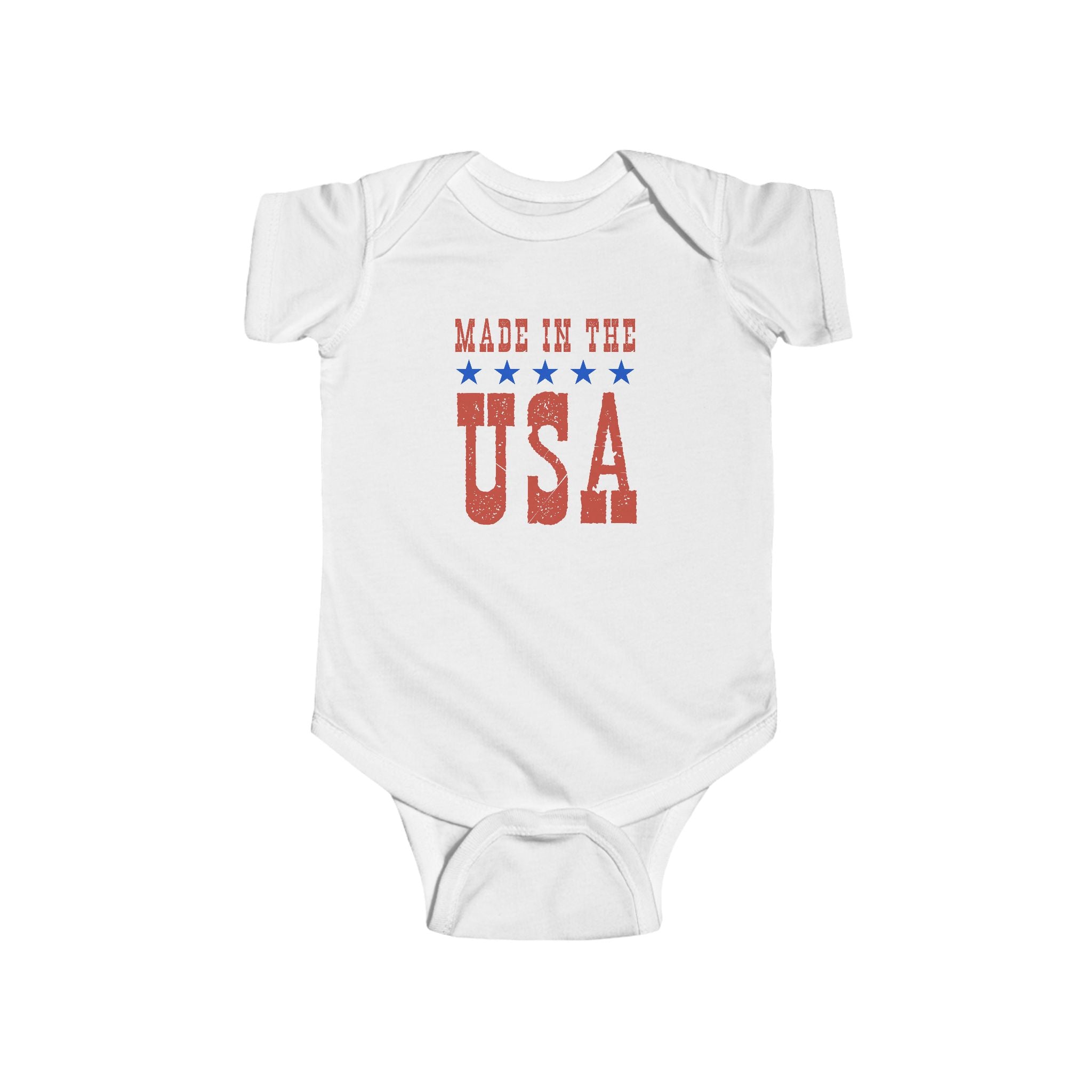 MADE IN THE USA Baby Bodysuit | Patriotic American Baby Outfit