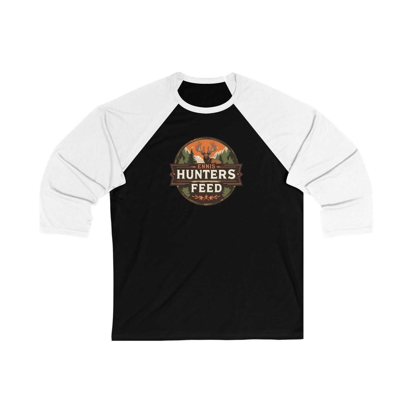 Ennis Hunters Feed - 3/4 Sleeve Basebal Unisex Tee