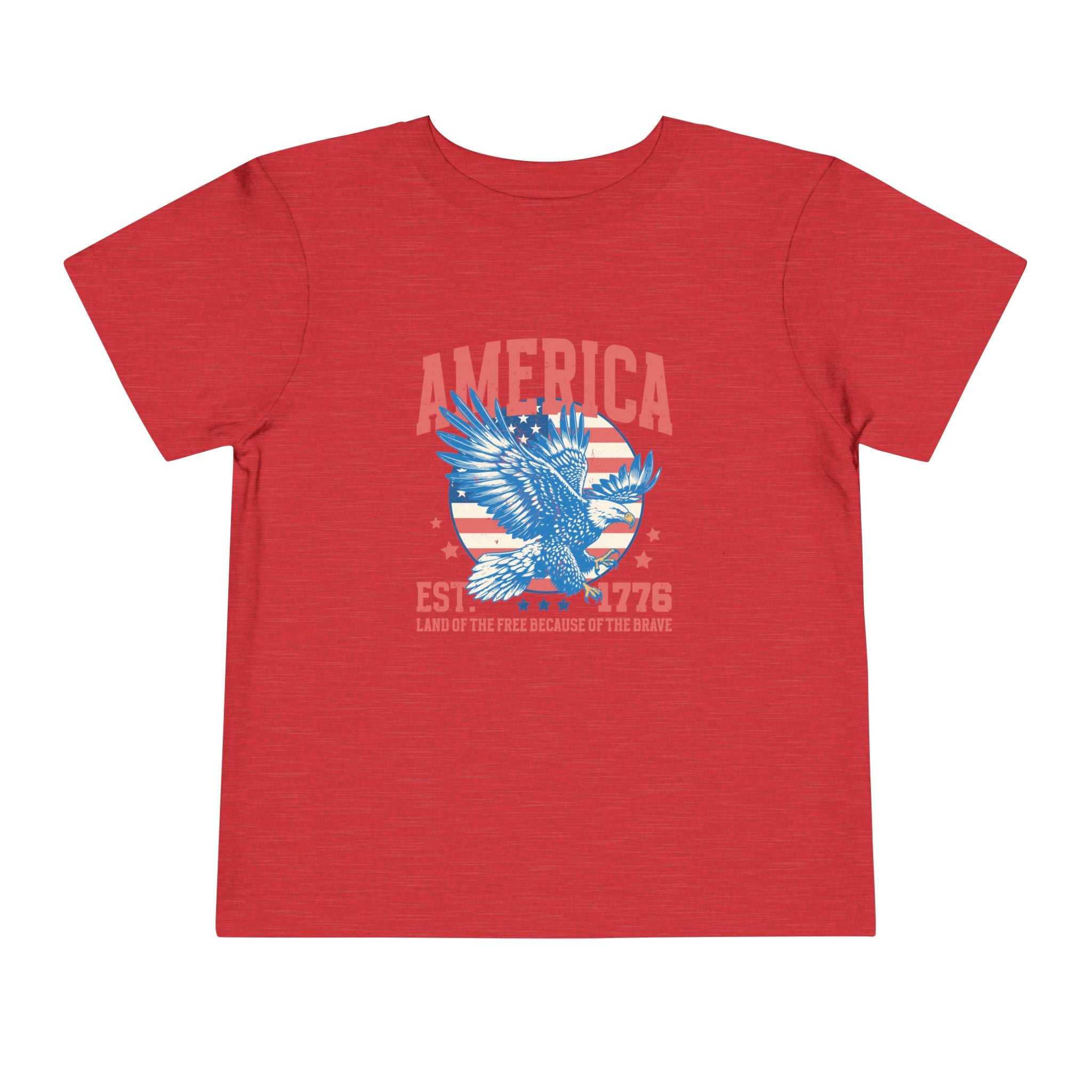 AMERICA Est. 1776 Toddler Tee | Land of the Free Eagle Shirt
