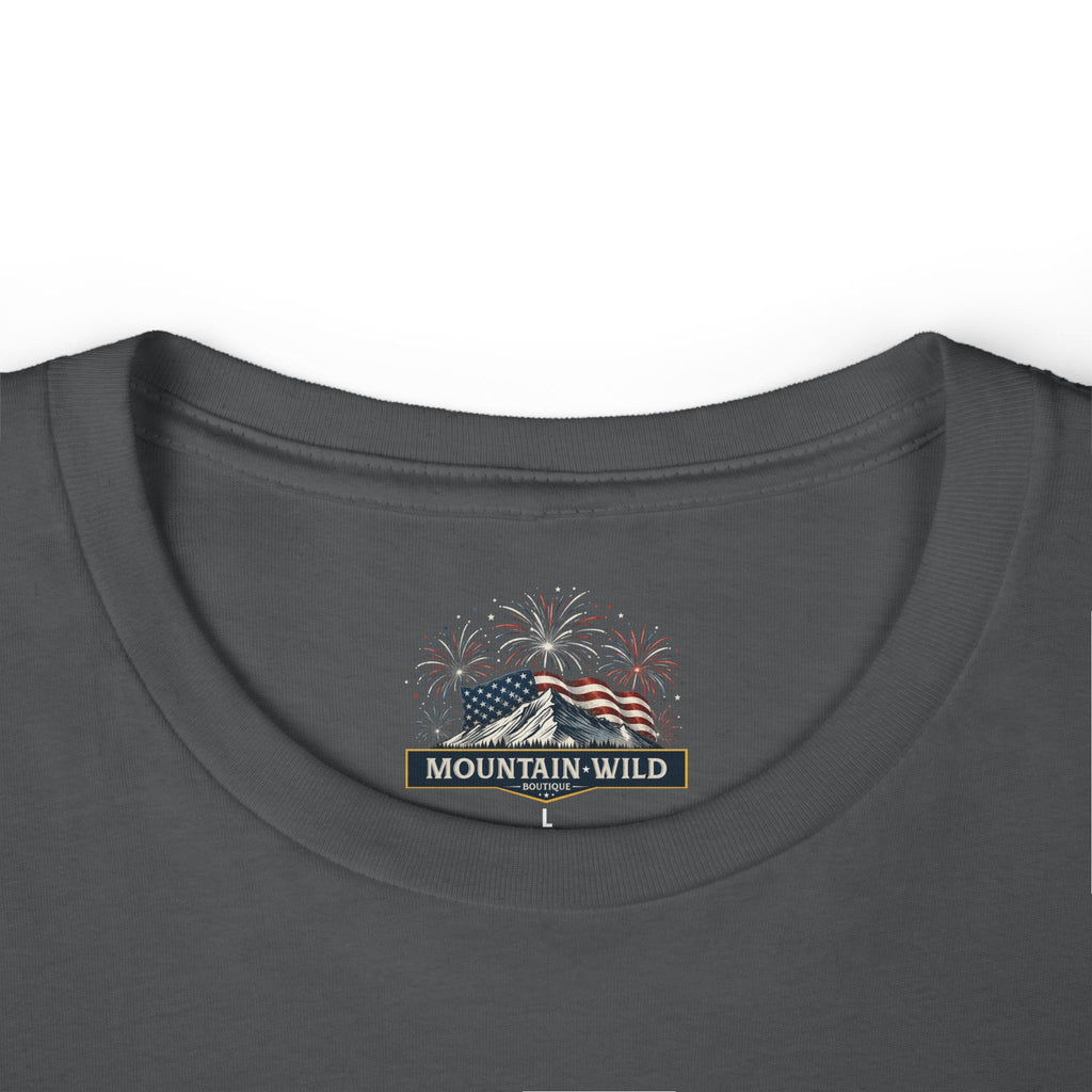 AMERICA EST. 1776 WOMEN'S GRAPHIC TEE | LAND OF THE FREE EAGLE SHIRT