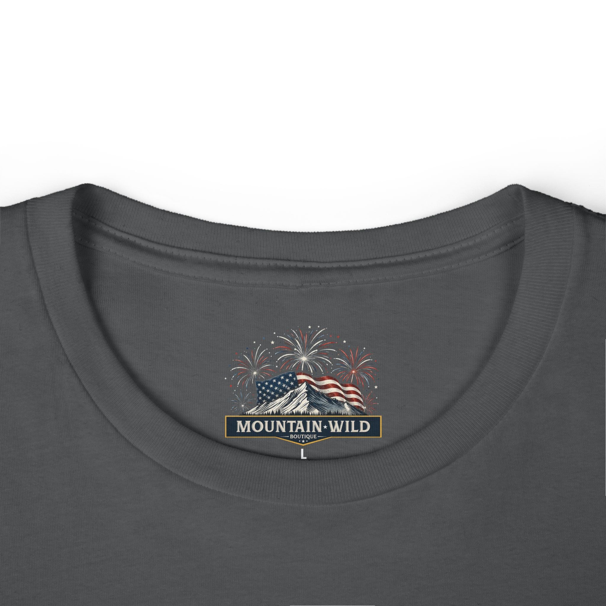 AMERICA EST. 1776 WOMEN'S GRAPHIC TEE | LAND OF THE FREE EAGLE SHIRT