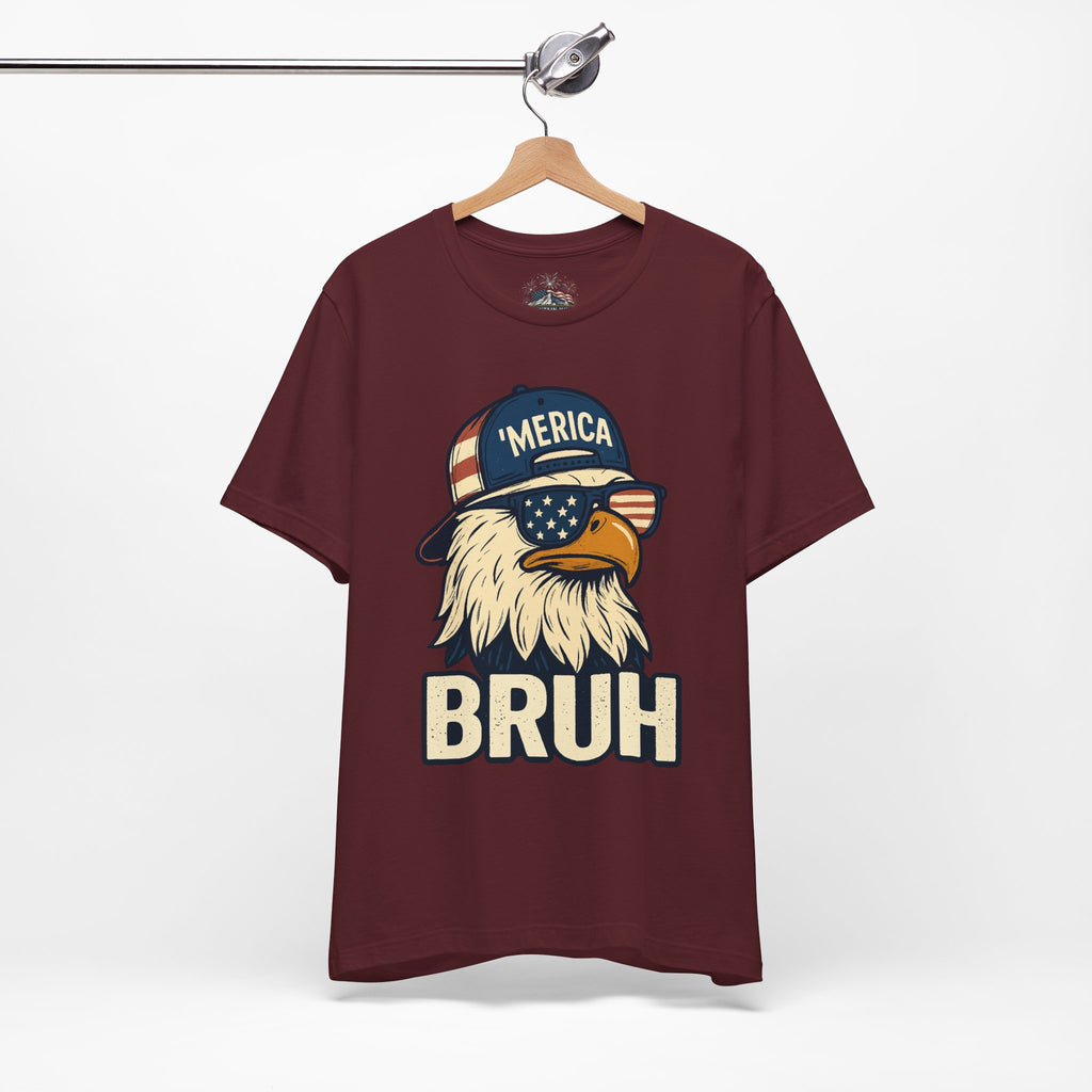 UNISEX - 'Merica Bruh Eagle- Jersey Short Sleeve Tee