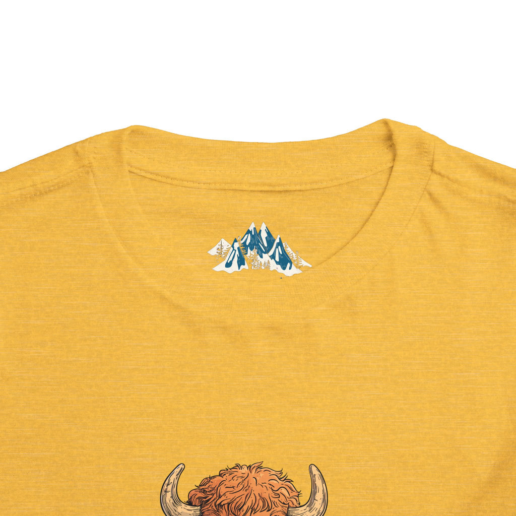 Wild & Wanderin' Toddler Tee - Cute Buffalo Design for Adventurous Kids