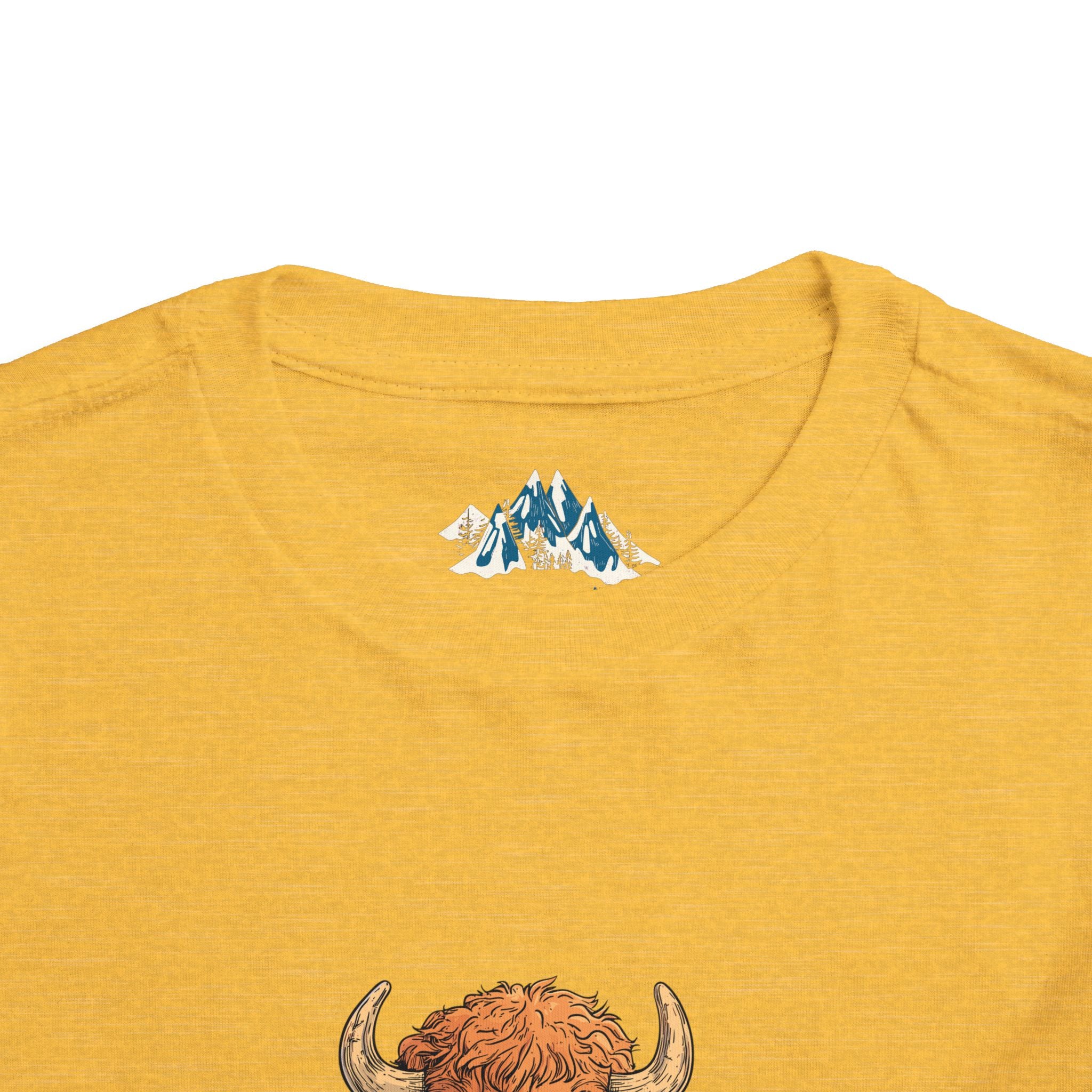 Wild & Wanderin' Toddler Tee - Cute Buffalo Design for Adventurous Kids