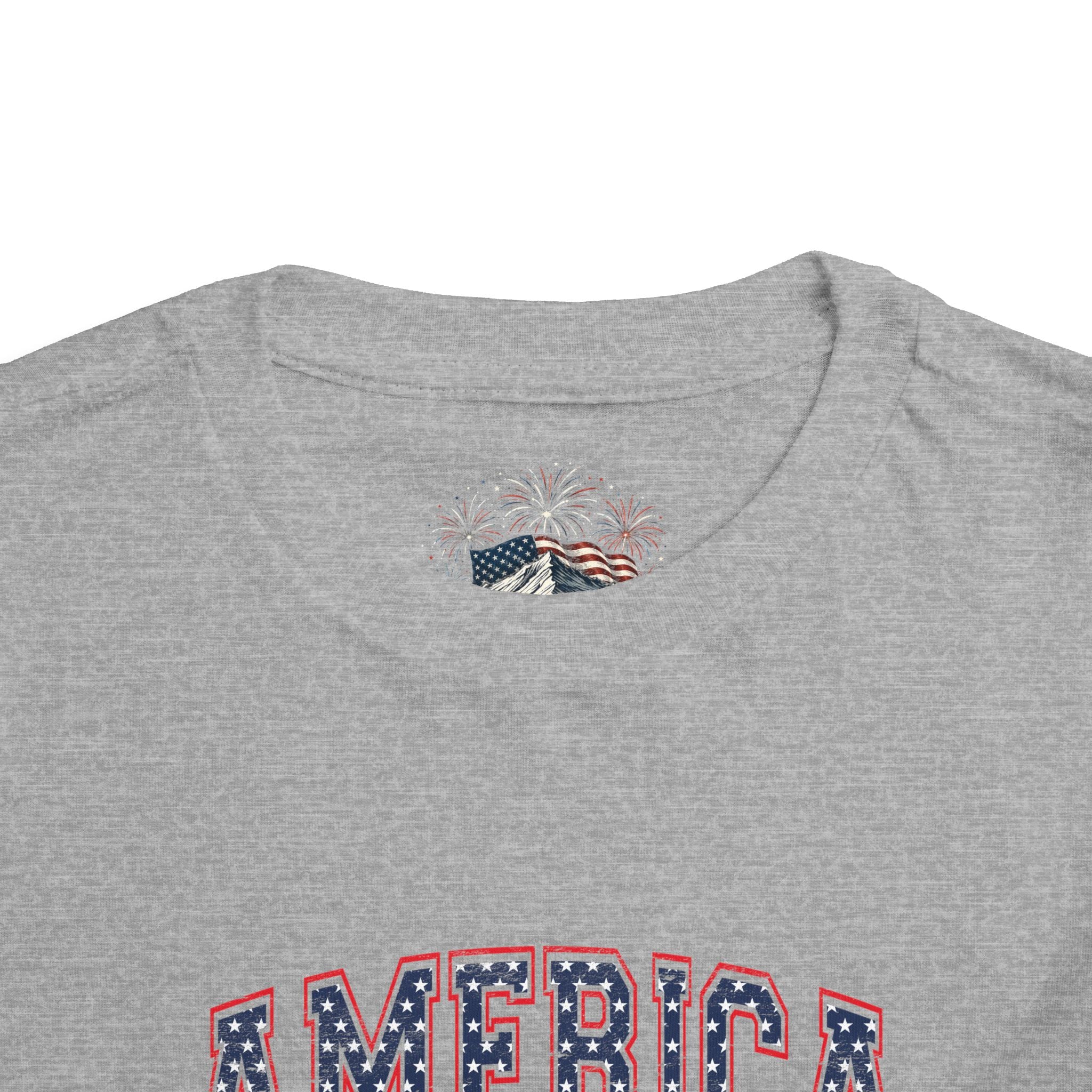 AMERICA Toddler Short Sleeve Tee - STARS