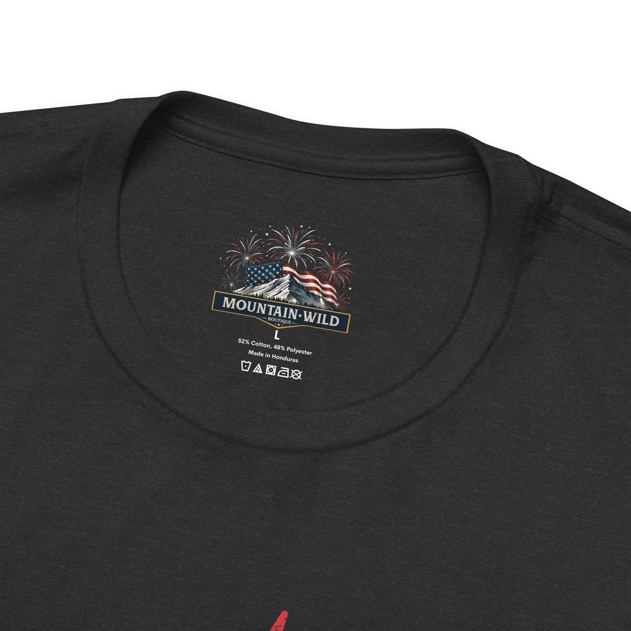 AMERICA Lightning Bolt Unisex Graphic Tee | Retro Racing Americana Shirt