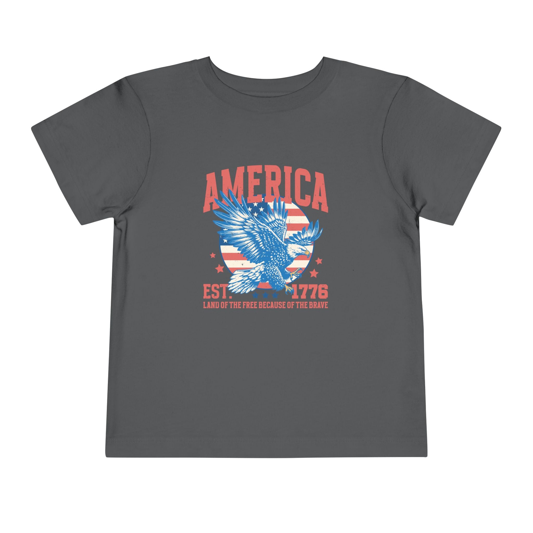 AMERICA Est. 1776 Toddler Tee | Land of the Free Eagle Shirt