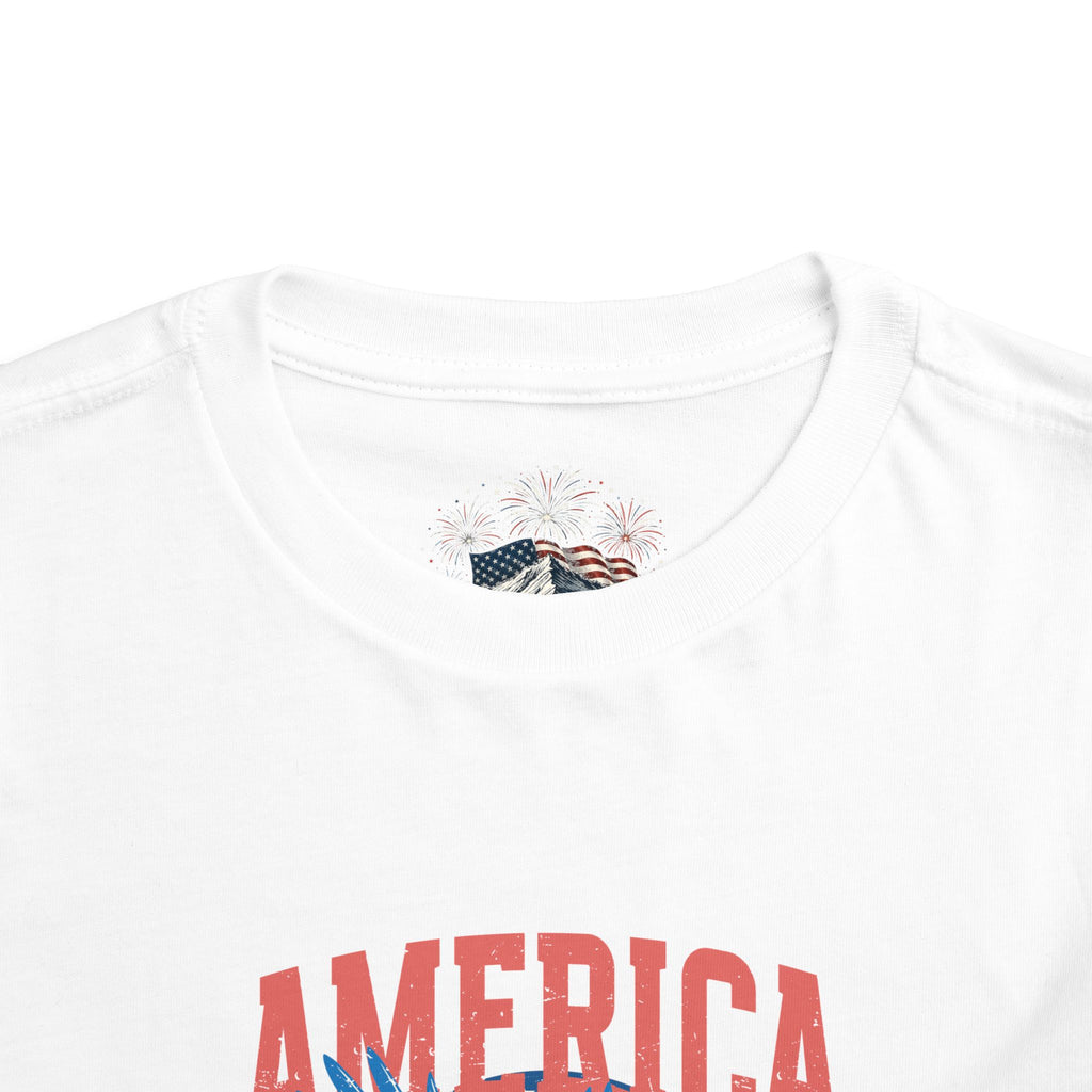 AMERICA Est. 1776 Toddler Tee | Land of the Free Eagle Shirt